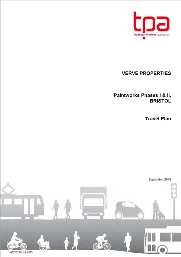 Paintworks Travel Plan,