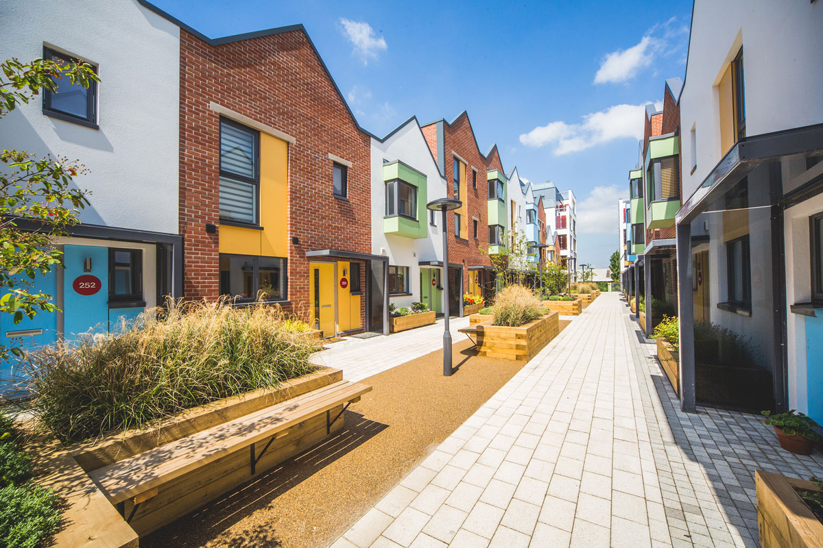 Residential street, phase 3