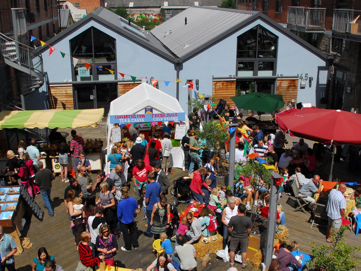 Love Food event in main courtyard